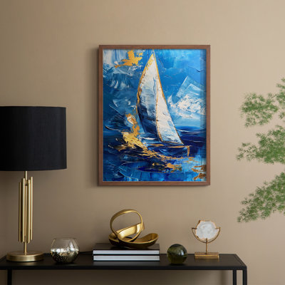 NAUTICAL Series CXC III - Impression encadrée de qualité supérieure - Prêt à être accroché - Aucun clou requis