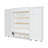Queen Murphy Wall Bed with Storage Cabinets – Space-Saving Foldable Guest Bed, White-667848333
