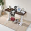 Table de canapé de style campagnard de 30 pouces avec pieds à piédestal, console de vestibule rustique pour le salon