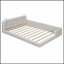 Lit plateforme tapissier avec 2 lampes de lecture, confortable et élégant pour les chambres modernes-501297591