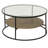Hensley Frame Coffee Table with Shelf