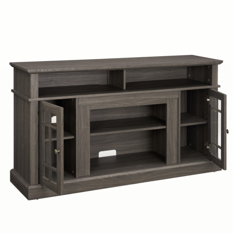 Classic TV Media Stand Modern Entertainment Console For TV Up To 65" With Open And Closed Storage Space, 58.25"W*15.75"D*32"H