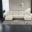 Canapé modulaire compressible en chenille 4 places Modern Home