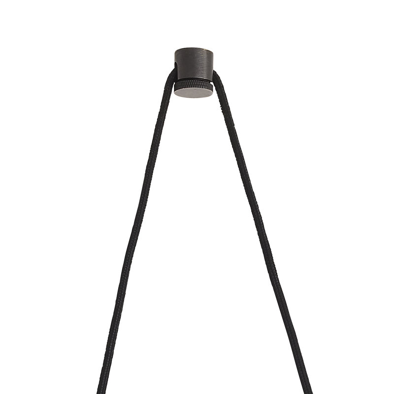 Melt 5 - Light LED Chandelier, Matte Black