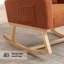 Fauteuil à bascule en bois massif-501314446