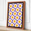 Fried Egg Grid Mid-Century 1 Piece Wrapped Canvas Wall Art-1961836037-1961836060