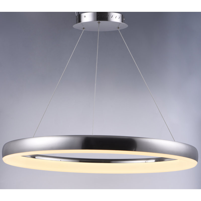Cuomhouse 1 Dimmable LED Wagon Wheel Chandelier