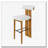 Wood Frame Barstool-833400314