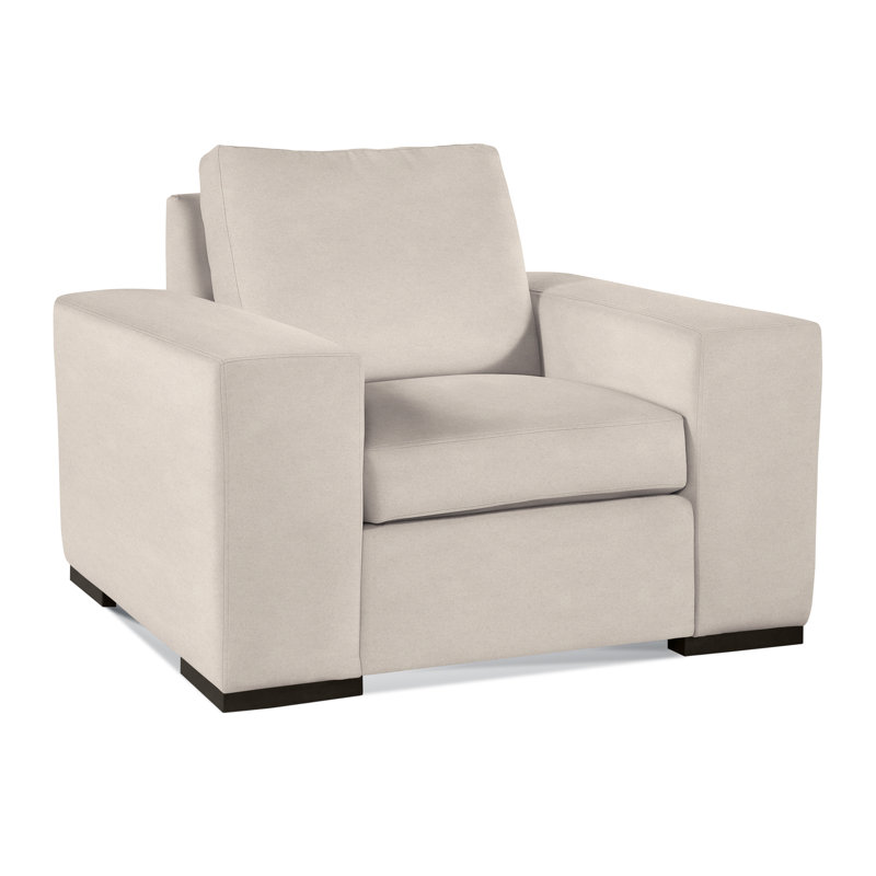 Memphis Armchair, Black, Elite Dove Linen