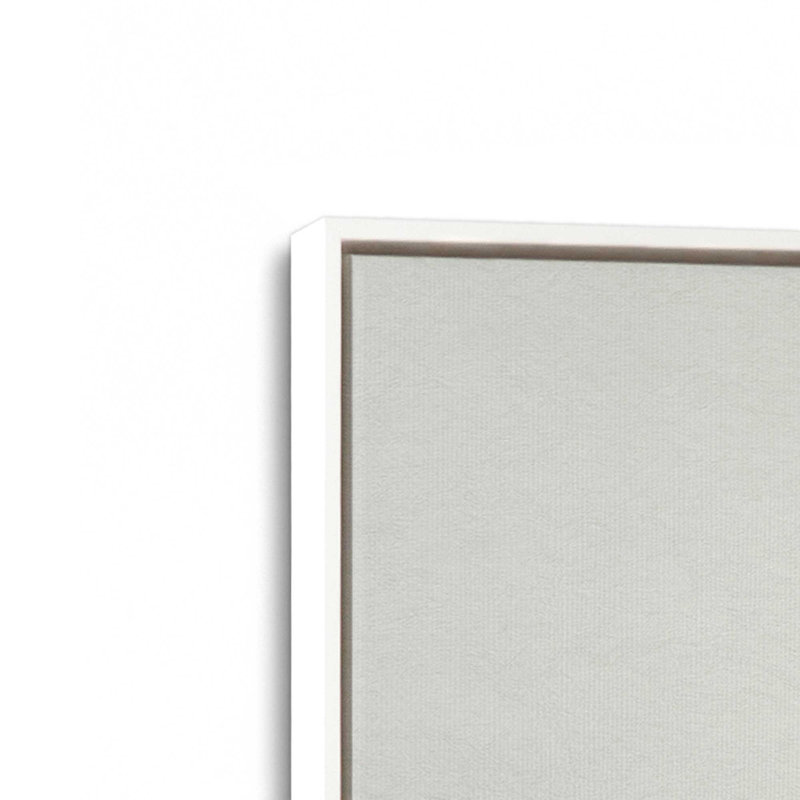Douce danse des pétales, ensemble de 2 impressions, 24" x 18", Framed Canvas, Opaque White
