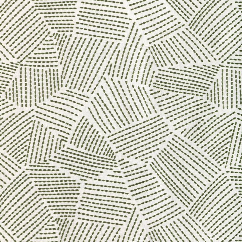 Rhapsody Chord Embroidery Fabric, Leaf