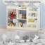 Bibliothèque à 3 niveaux et rangement pour jouets