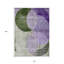 Tapis lavable 10 po x 14 po lavande mauve et vert