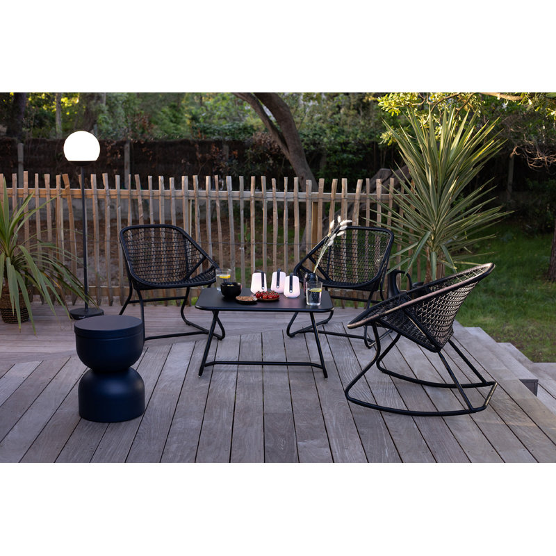 Sixties Outdoor Coffee Table, Acapulco Blue