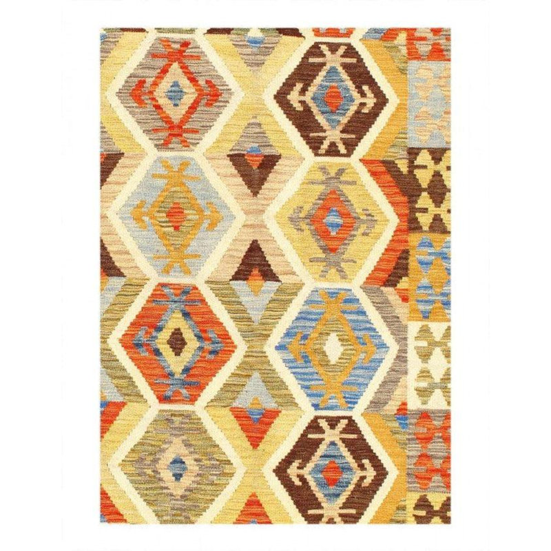Ikat Area Rug in Gold
