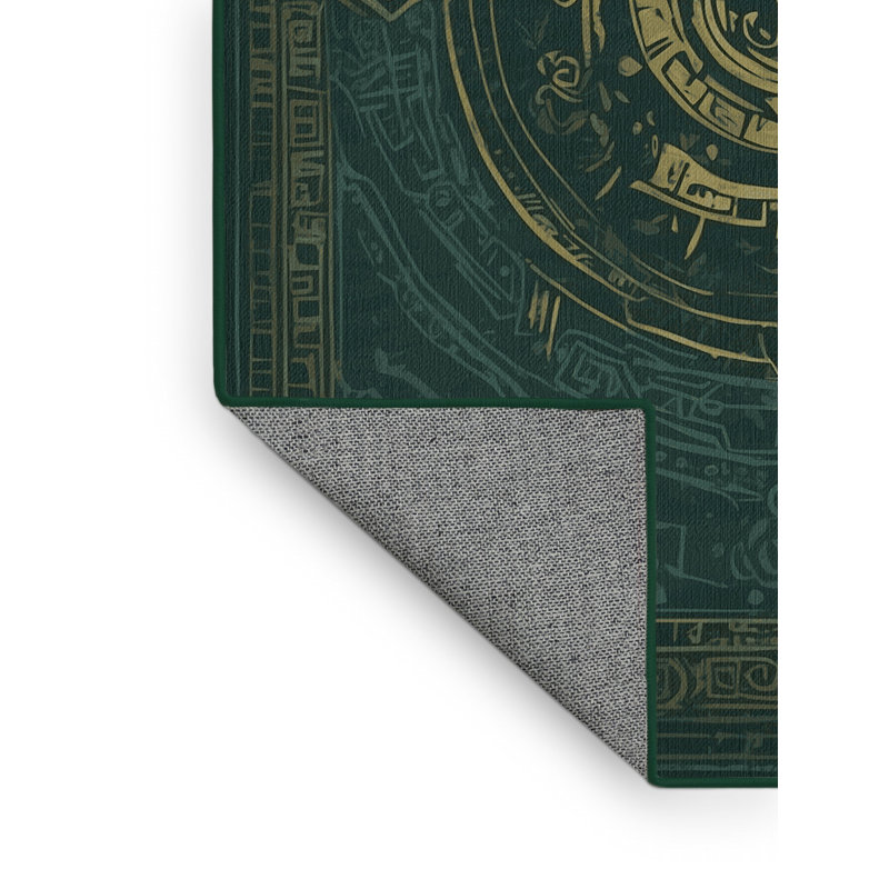 Silent Watcher Rug, Round 5'