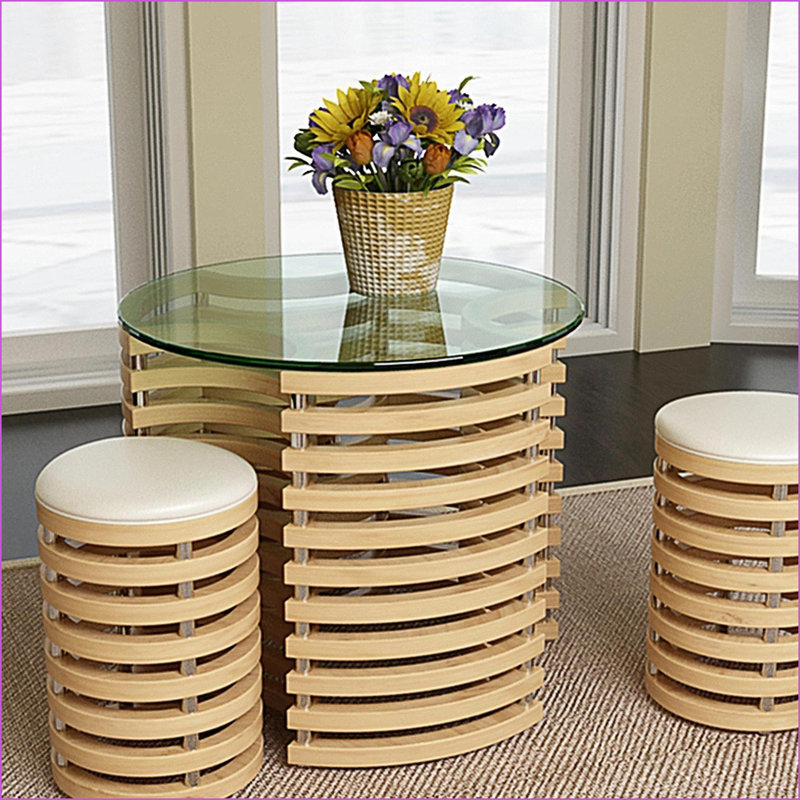Plateau de table basse rond en verre trempé de 20 po, 1/4 po d'épaisseur avec bord poli, facile à nettoyer pour le salon et amp; Patio