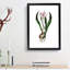 Autumn Crocus Flowers Illustration - Framed Print-55456878-55456879