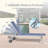 Mayrelin Outdoor Metal Chaise Lounge Set-832677748