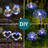 8 Modes Solar Outdoor Firework Lights 120 LED Waterproof Landscape Lights for 4th of July Decorations-1249471320