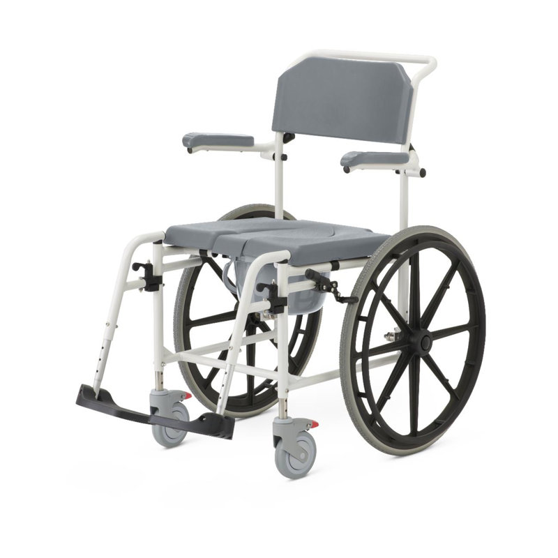Aluminum Shower Commode Wheelchair