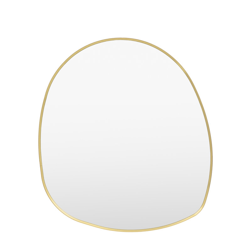 Holworth Shaped Leaner Mirror, Gold, 84 cm H x 89 cm W