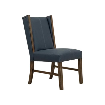 Forge Genuine Leather Upholstered Dining Arm Chair (Set of 2)