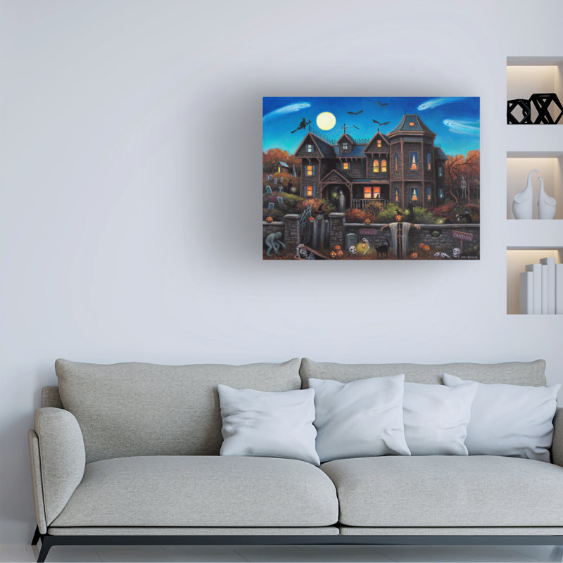Art sur toile «Bachelor John Zaccheo Haunted Mansion», H 14 po x l 19 po