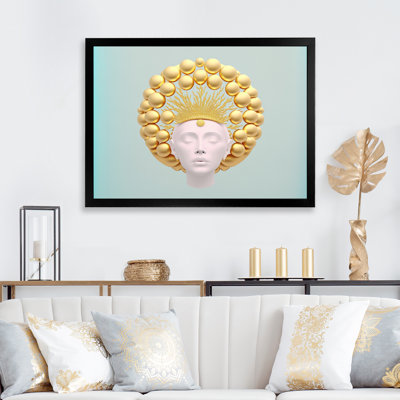 Golden Queen of Consciousness I - reproduction d'art sur toile