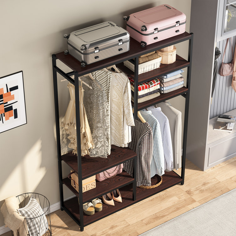 Aubree 47 W Closet System Dotted Line Finish: White