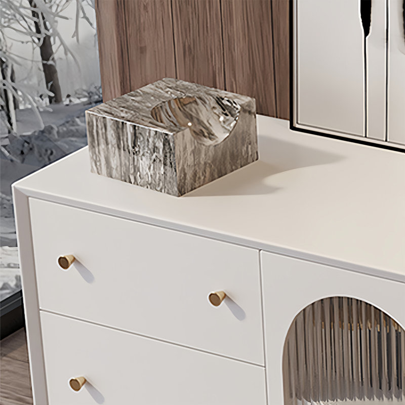 Buffet moderne et minimaliste, Blanc