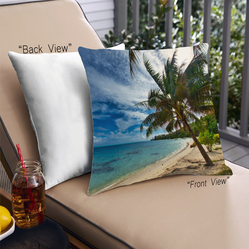Coussin décoratif Sites Bora 5, Microsuède