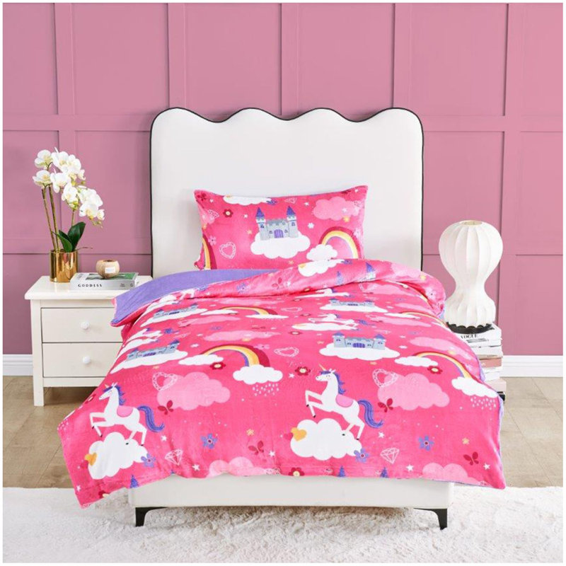 Polyester Duvet Cover Set with Pillowcases