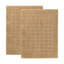 Nora Cotton Terry Solid Absorbent Thick Checkered Washable Bath Mat Set Of 2-105971391