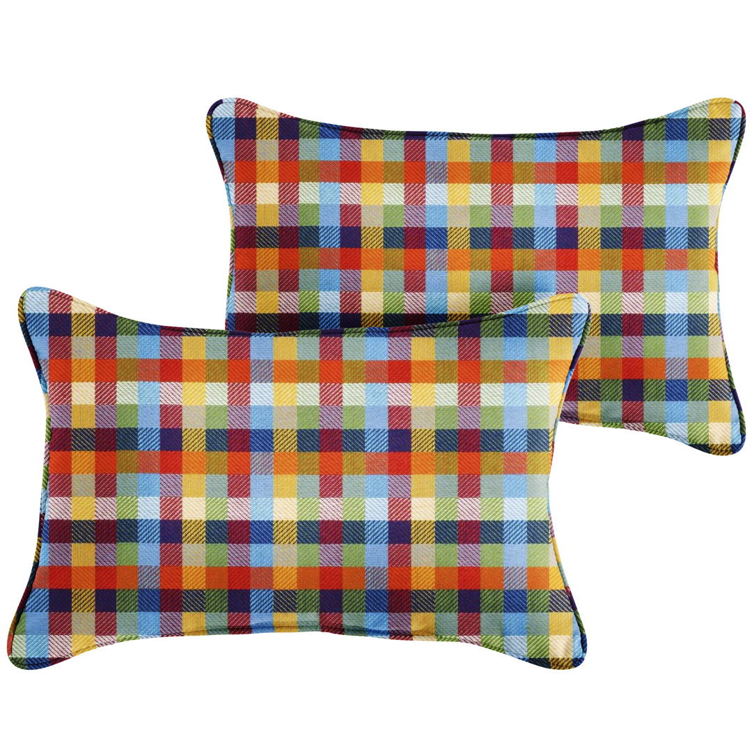  Sunbrella® Lumbar Rectangular Indoor/Outdoor (Set of 2) Mozaic Company 