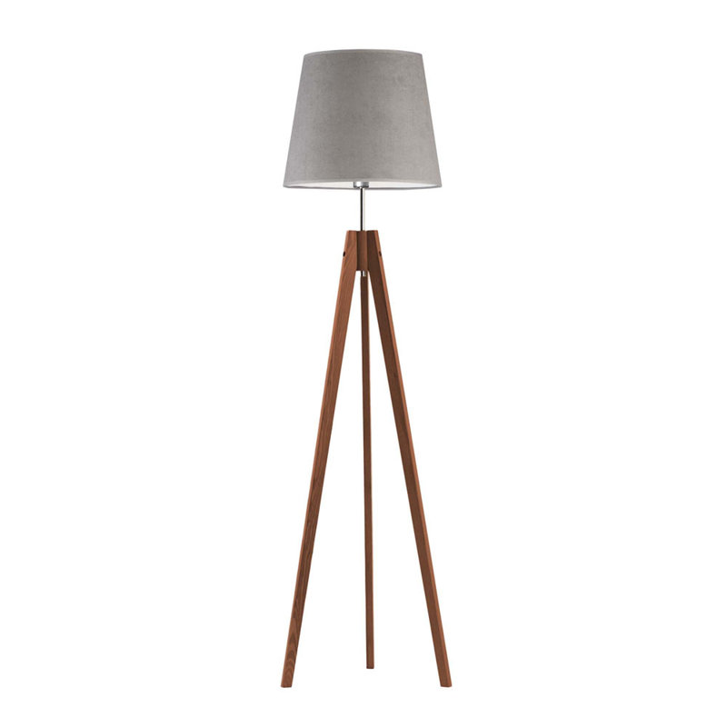 Bianco 149cm Tripod Floor Lamp, Grey, Brown