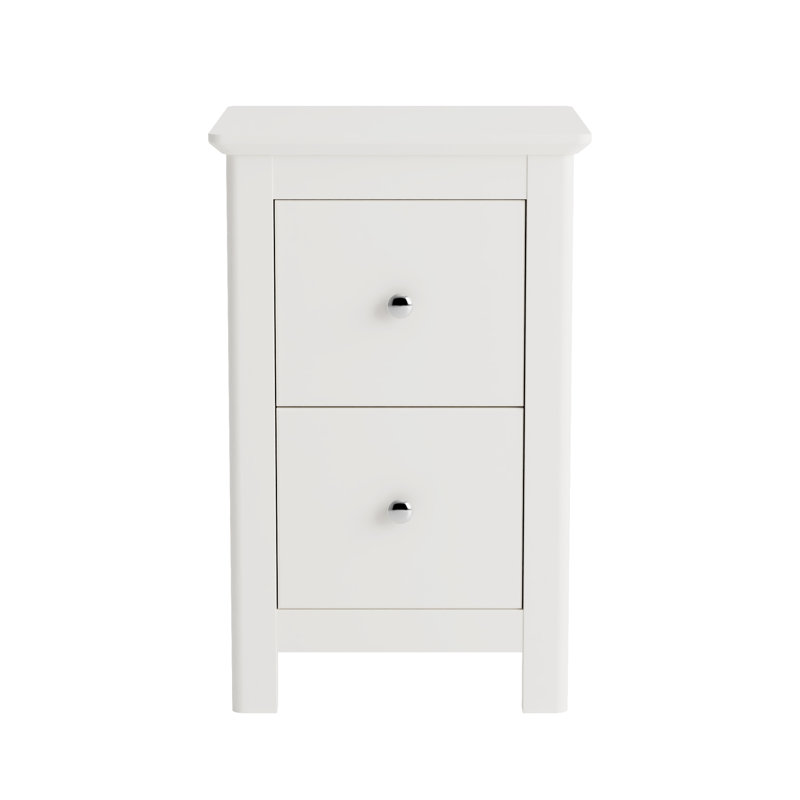 35cm W Manufactured Wood Bedside Table