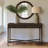 Fluted 2-Drawer Storage Console Table