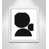 Cadre photo blanc mat