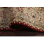 Tapis Tabriz rouge noué à la main 12 x 18