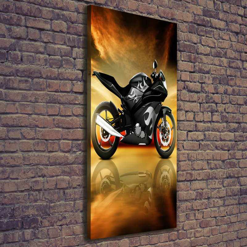 Motorcycle - Wrapped Canvas Print