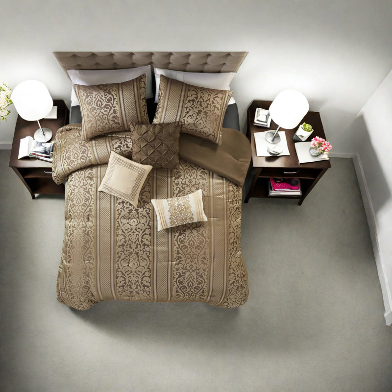 Comfortable Polyester Bedding Sets, Jacquard Style, Perfect For Home Relaxation