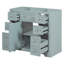 Meuble-lavabo 36 po sans lavabo, base d'armoire seulement, une armoire et six tiroirs-637531848
