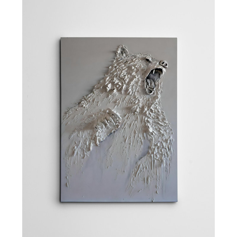 Stunning Decorative Canvas Painting, Silver Color, 27.6 x 39.4 inches | 50% Cotton / 50% Polyester, Digital Print on Durable Canvas, Framed with 0.8 x 0.8 inches Wooden Frame | Perfect for Home Décor & Contemporary Spaces