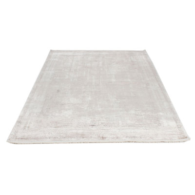 5x8 Gray and Ivory Turkish Antep Rug