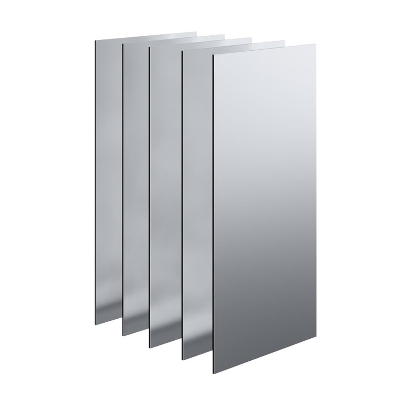Tôles d'acier inoxydable de calibre 20, 61 cm de largeur x 152 cm de profondeur. Ensemble de 5