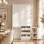 Modular Pantry Cabinet with Rolling Snack Cart, Drawers and Concealed Storage