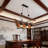 6 - Light Dimmable Geometric Chandelier