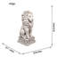 SMALL LION 61cm Antique Stone Effect