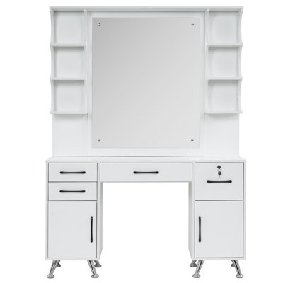Ensemble coiffeuse et table de maquillage Beka